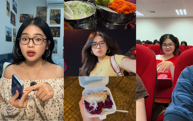 "Nàng thơ" sống một mình trong phòng trọ 3,8 triệu ở Hà Nội, nổi tiếng với loạt vlogs "dậy từ 1h sáng để học bài"- Ảnh 3.